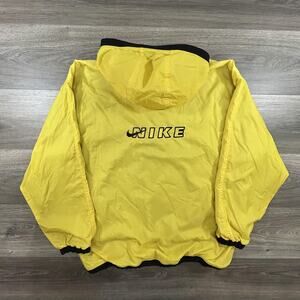 Vintage Nike Jacket Mens Large Center Swoosh Reversible Anorak Hooded 90s GORP